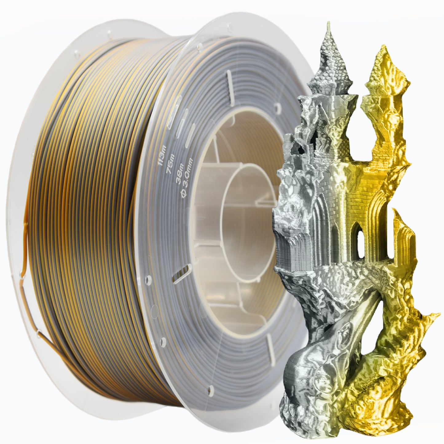 PLA Silk - Gold & Silver