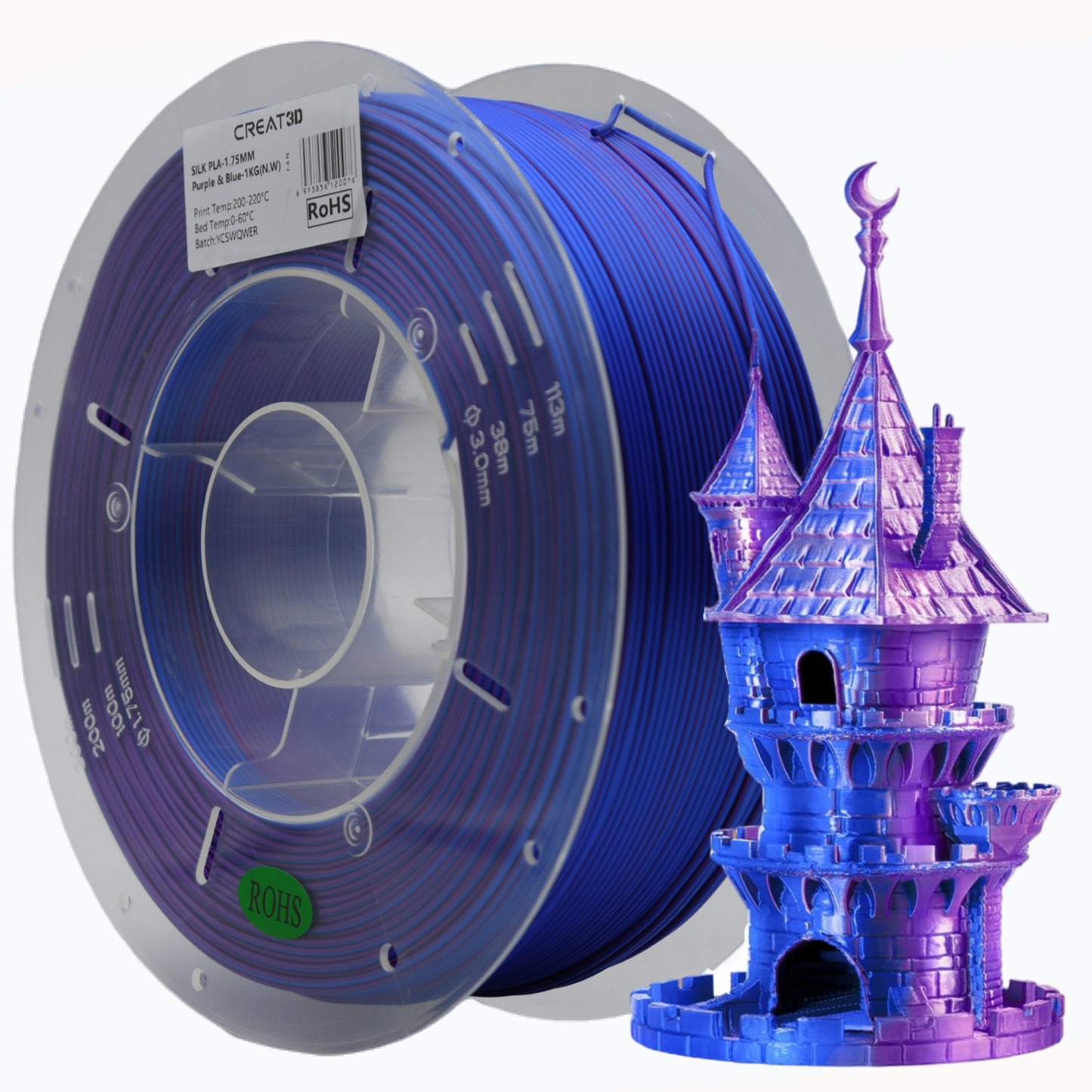 PLA Silk - Purple & Blue