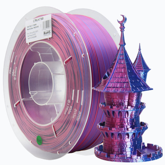 PLA Silk - Red & Blue